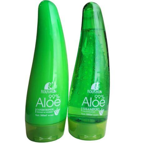 Roushun 99% Aloe Shampoo and Conditioner