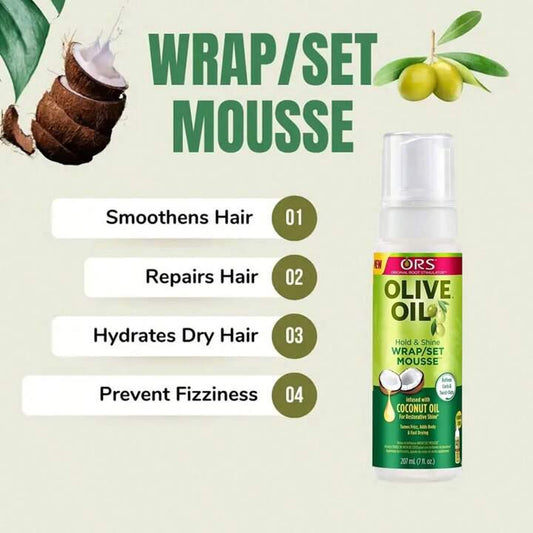 Olive Oil Wrap Foam Mousse