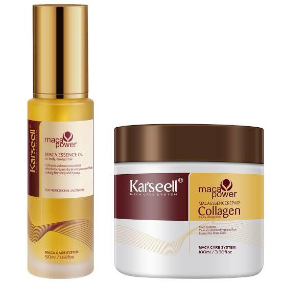 Karseell Collagen Hair Mask+Argan Oil Set