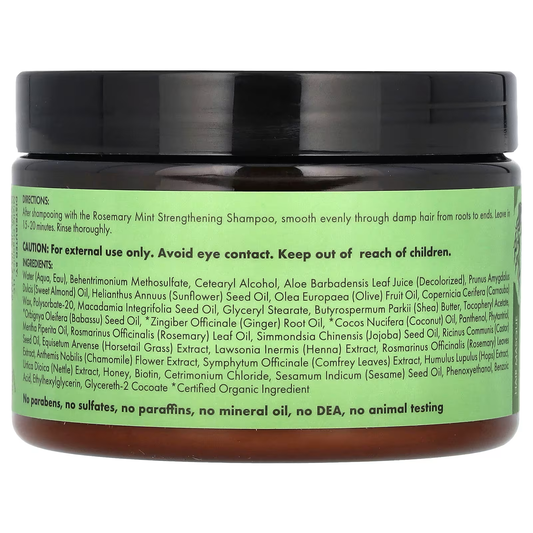 Mielle, Strengthening Hair Masque, Rosemary Mint